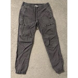 James Perse‎ Pants Womens Size 1 Zip Pockets Drawstring Jogger Casual Workout